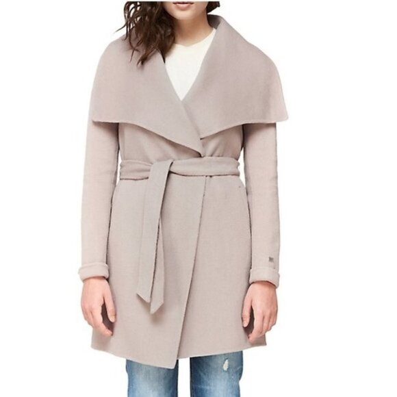 SOIA & KYO Britta Wool-Blend Belted Coat - Picture 1 of 9